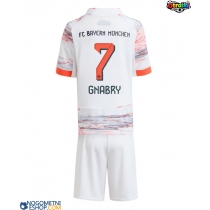 Otroški Nogometni dresi Bayern Munich Serge Gnabry #7 Gostujoči 2025-26 Kratek Rokav (+ Kratke hlače)